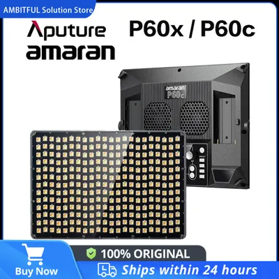 Aputure P60c P60x Luz LED RGBWW 2500K-7500K