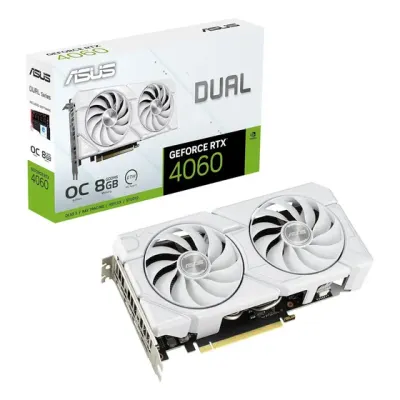 Asus Dual Geforce Rtx 4060 Evo White Oc Edition 8gb Gddr...