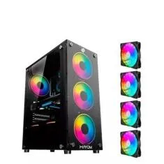 Gabinete Gamer Hayom GB1749, Mid Tower, RGB, ATX, Lateral e Frontal em