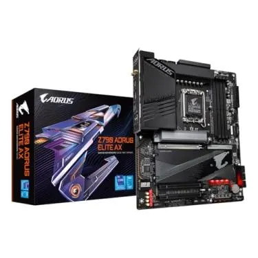 Placa Mãe Gigabyte Z790 AORUS ELITE AX WIFI (LGA 1700/4xDDR5/HDMI/DP/M.2/USB 3.2)