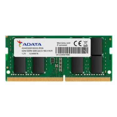 MEMORIA ADATA 32GB DDR4-3200MHZ 1.2V - NOTEBOOK - AD4S320032G22-SGN