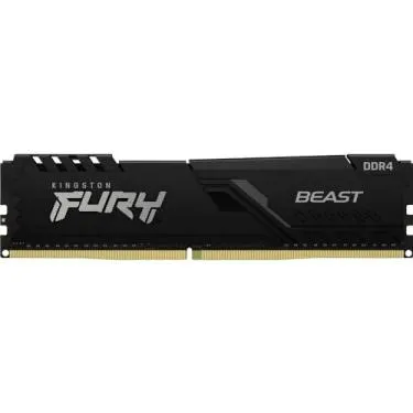 KF432C16BB/16 - Memória de 16GB DIMM DDR4 3200Mhz FURY Beast 1,35V 1Rx8 288 pinos para desktop/gamers, Preto