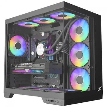 Gabinete Gamer SuperFrame Vhagar, ATX, Preto