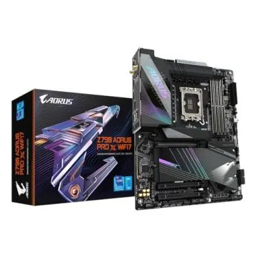 Placa Mãe Gigabyte Z790 AORUS PRO X WIFI7 (LGA 1700/4xDDR5/HDMI/DisplayPort/M.2/USB 3.2)