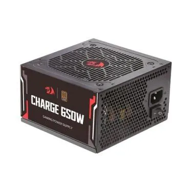 Fonte Gamer Redragon Charge, 650W, ATX, 80 Plus Bronze, Preto - FRC-65