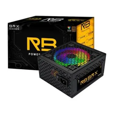 FONTE BRX RGB ATX 650W AUTOMATICA 80 PLUS