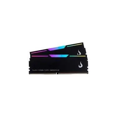 Memória RAM Gamer Rise Mode Aura, RGB, 32GB (2x16GB), 3200MHz, DDR4, CL19, Preto - RM-D4AB-32G-3200ARGB.