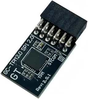 Módulo TPM 2.0 LPC SPI 12 pinos com Infineon SLB9670 Windows 11 Upgrade para placa-mãe Gigabyte Z790 AORUS Xtreme X/AORUS Elite AX-W/AORUS Elite DDR4/AORUS Elite AX DDR4