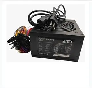 Fonte de Alimentação 500W para PC, Bivolt, Compatível com AMD e Intel, com Conectores SATA, PCI-E, IDE e CPU