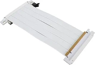Cabo Riser PCIe 4.0 X16 Extensor de GPU de Dupla Face de 180 Graus, Extensão PCIe 4.0 X16 Flexível de Alta Velocidade para Mineração RTX 4090 RX 7900 XT (40cm)