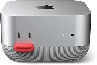 Lonelyfox Suporte Mac mini M4, acesso ao botão de energia frontal, base de resfriamento | Compatível com M4 Pro