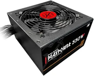 Fonte Kalkan Maxpower 550W ATX 80 Plus Bronze Cabos Flat Preto MP-0650W-B
