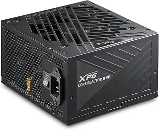Fonte XPG Core Reactor II VE 850W Fonte de Alimentação ATX – Certificação Gold 80 PLUS e Cybenetics, totalmente modular, compatível com ATX 3.1/PCIe 5.1, conector 12V-2x6 dedicado para GPUs RTX série